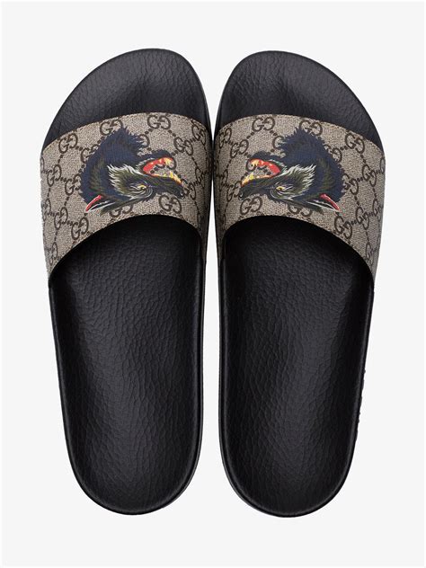 knockoff wolf gucci slides|loafers that look like Gucci.